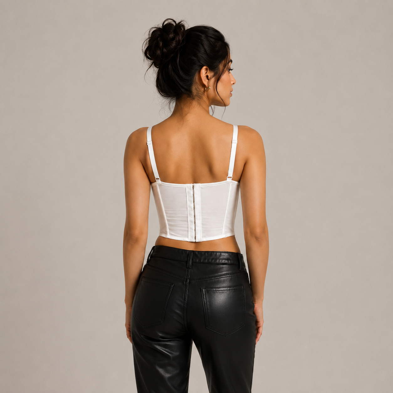 Sequin Corset Bustier Top