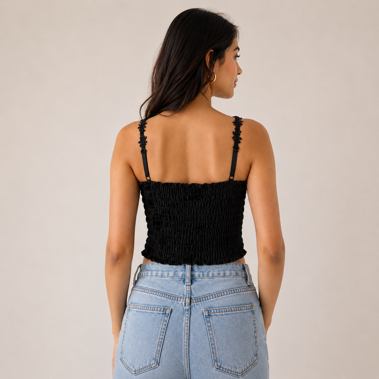 Floral Bustier Crop Top