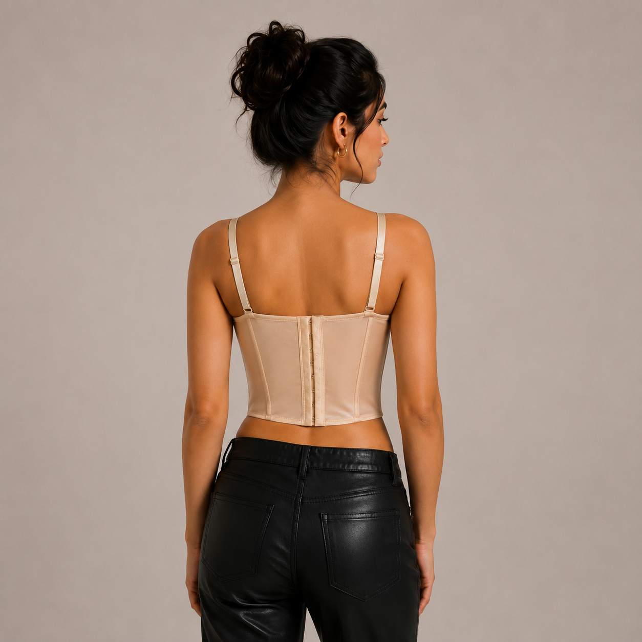 Sequin Corset Bustier Top